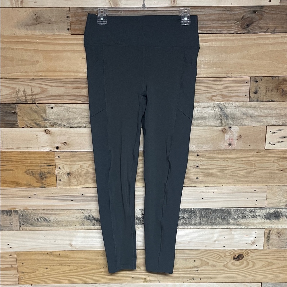 Zenana Outfitters size XL Dark Gray High-Waist Performance Legging with Pockets